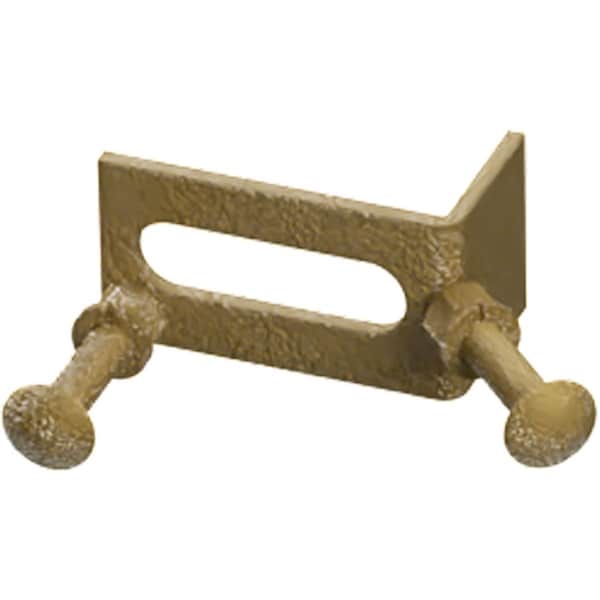 Ekena Millwork Premium Barn Door Corner Converging Bracket, Jacob's Gold GB6001OCJG - main